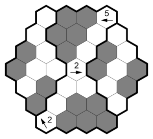 Hexagonal Kurokuron Example Solution